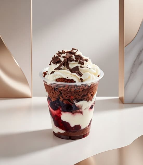black forest cake cup  / 樱樱樱黑森林蛋糕杯